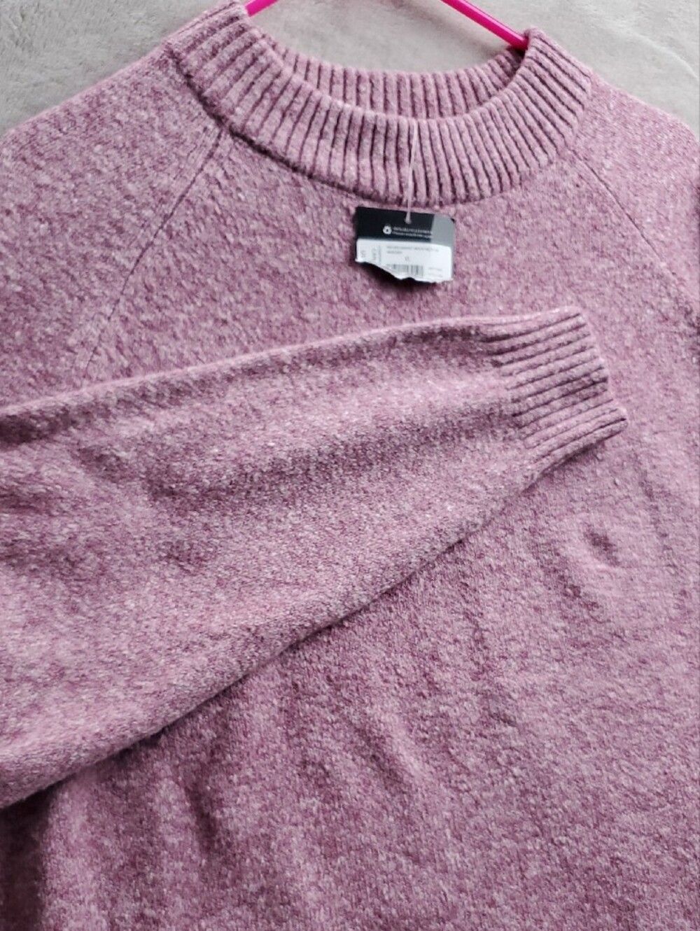 Eddie Bauer | Women's Size XL | Dusty Rose Heathered Knit Sweater